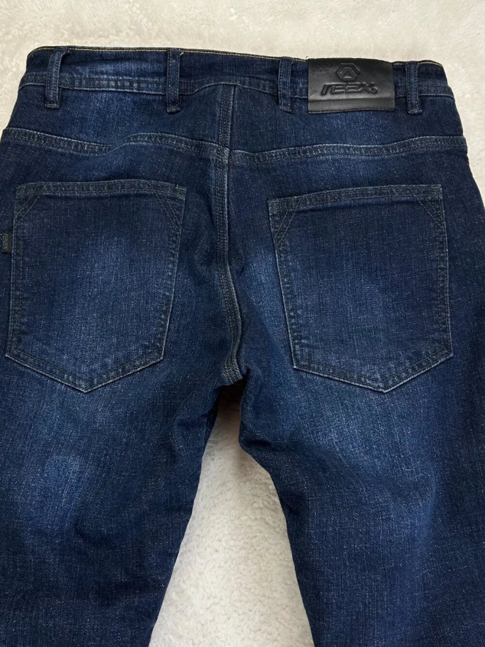 REAX 610 Riding Jeans Mens 30x32 Denim Aramid Lined Motorcycle Knee Pads - Picture 5 of 16